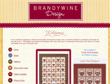 Tablet Screenshot of brandywine-design.com